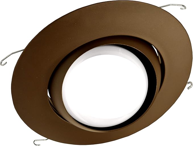 NICOR Lighting 6 inch Oil-Rubbed Bronze Recessed Eyeball Trim Designed for 6 inch Housings (17506OB)