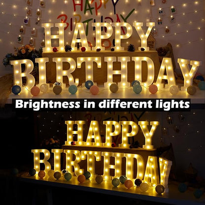 LED Marquee Sign Light Up Letters, Alphabet Light Up Letters Sign, Battery Powered LED Letter Lights for Night Light, Wedding, Birthday, Party, Christmas or Home Decor (Number 1)