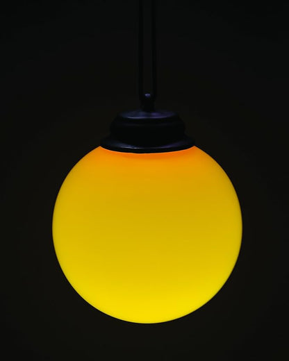 Xodus Innovations WP420 Battery Powered Summer Patio 5" Globe Light with Automatic On and Off, Yellow