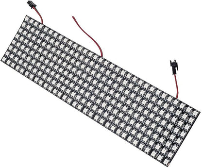 BTF-LIGHTING WS2812B ECO RGB Alloy Wires 5050SMD Individual Addressable 8X32 256 Pixels LED Matrix Flexible FPCB Full Color Works with WLED,SP802E,etc Controllers Image Video Text Display DC5V