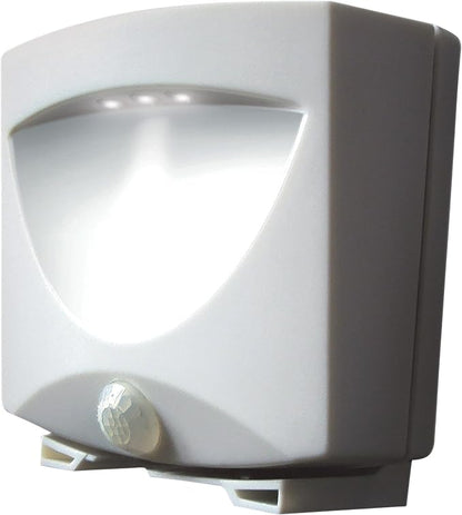 Maxsa 41041 Motion Activated Weatherproof Indoor / Outdoor Wireless LED Night Lights, (10-Pack) White