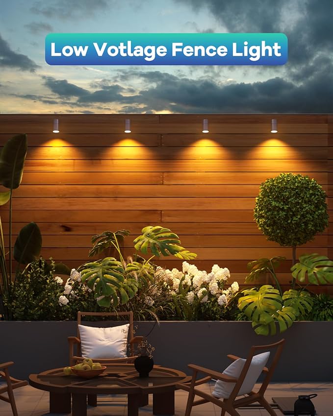 Low Voltage Down Light Spot Light Tree Light, Replaceable 5W MR16 LED Bulb, 12V Outdoor Uplighting Spotlight for House Wall Fence Garden Yard Patio 1-Pack
