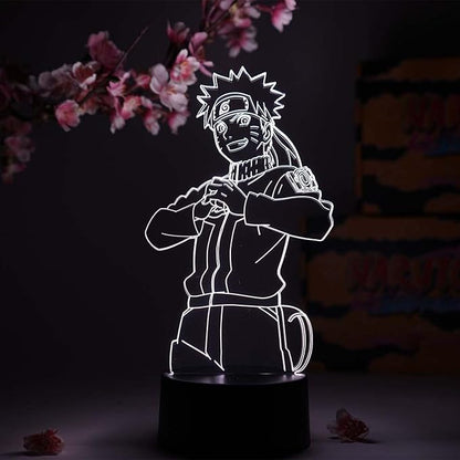 Otaku Lamps Naruto Uzumaki Naruto – Anime Night Light, 16 Color RGB LED – Gift for Otaku