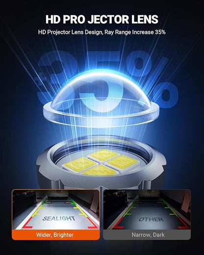 SEALIGHT 2026 Latest 921 LED Bulb, 700% Super Bright 912 T15 Led Reverse Light, Canbus Error Free 906 904 916 W16W LED Bulbs Replacement for Tail Backup Reverse Lights, 6500K White, Non-polarity, 2PCS