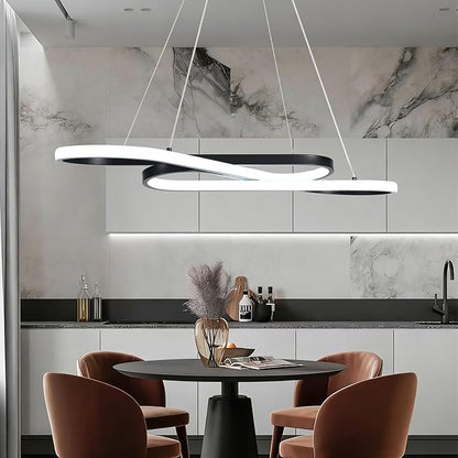 29.53“ Modern Led Pendant Light Fixtures, 3000K-6500K Color Changing Modern Led Pendant Light Kitchen Island, Adjustable Height Kitchen Island Lights Fixtures for Dining Room Kitchen Bedroom Sink
