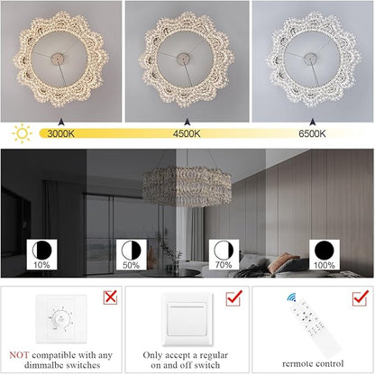 Modern Crystal LED Chandelier 32’’ with Remote Control Dimmable 3000-6500K Contemporary Chrome Luxury Chandeliers Light Fixture for Living Dining Room Bedroom Kitchen Island Foyer Entryway