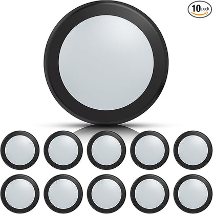 ECOELER Black 6Inch LED Low Profile Surface Mount Disk Light, 16.5W 1000Lm Dimmable Lighting Fixture, 4000K Cool White, Suitable for J-Box or Recessed Can, ETL Listed, 10 Pack
