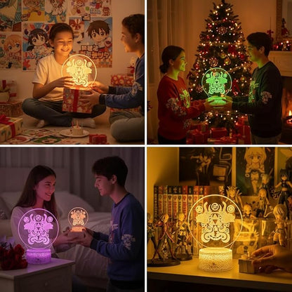 3D Night Light, 16 Color Changing Cartoon USB Desk Lamp, Crest of Hyrule Illusion Lighting with Remote Control for Home Decor Gift for Kids. (7)