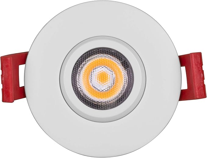 NICOR Lighting 2 inch LED Gimbal Recessed Downlight in White, 4000K (DGD211204KRDWH)
