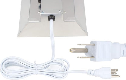 Durolux DL842N T5 4-foot 2 Fluorescent Lamps Grow Lighting System with 10000 Lumens and 6500K Full Sunlight Spectrum and Low Profile 7" Wide Reflector