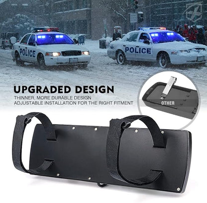 Xprite Blue 2-in-1 Visor Strobe Lights Interior Windshield Emergency Warning Lights for Police Firefighter Construction Vehicles Trucks