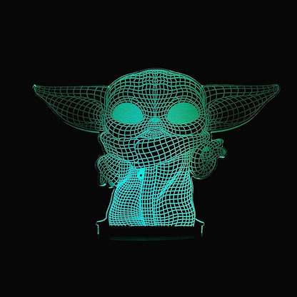 3D Illusion Platform Night Lights Touch Switch 7 Color Change USB Power LED Desk Lamp for Home Decorations or Holiday Gifts