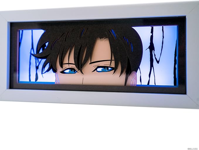 Sung Jinwoo Otaku Light Box – Solo Leveling – Anime Lamp Figure Night Light, 16 Color RGB LED – 3D Anime Room Décor Gift for Otaku