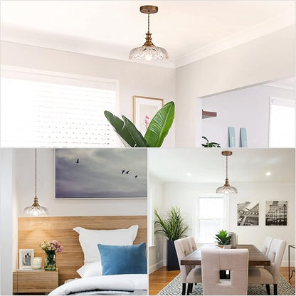 HDDFL Vintage Pendant Lights Fixture Modern Pendant Lighting Fixtures Hanging Lamp for Kitchen Island Bedroom Living Room Hallway