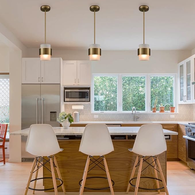 DEYNITE Modern Home Pendant Light Fixtures Hanging Light for Kitchen Island