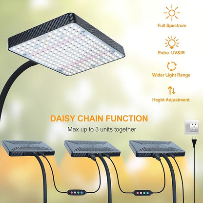 2026 Grow Light on Stand for Indoor Tall Plants, Bonsai Tree, Bright Natural Sunlight Full Spectrum, 4/8/12/16/20H Timer, 25 Watt Power Draw, NO Need Adapter, 24"-64" Height Adjustable