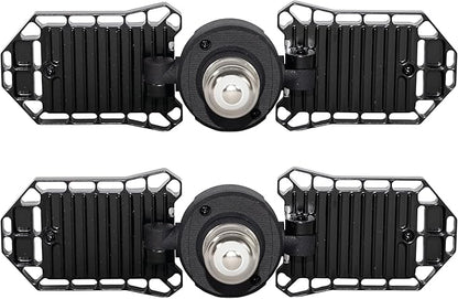 GT-Lite 3000 Lumen LED Garage Light, 300-Watt Equivalent, Adjustable 2-Panel Bulb, 150-Watt Equivalent, 5000K Daylight, E26, 2Pack