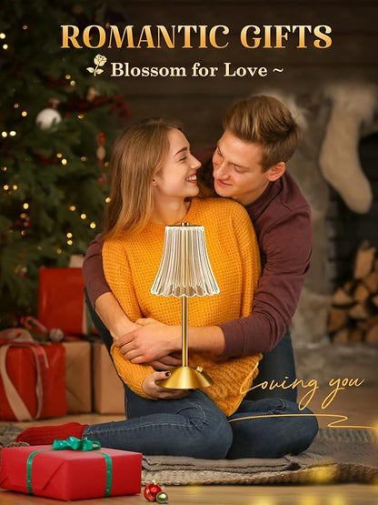 LED Table Lamp, 3200mAh Rechargeable Battery Operated, 30 Lighting Modes Bedside Light for Bedroom, Touch Control Nightstand Lamp, Small for Bedroom and Nightstand
