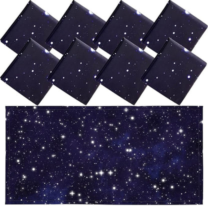 Patelai 8 Pack Fluorescent Light Covers for Classroom Ceiling 4 x 2 Feet Magnetic Light Covers Filter for Office School Drop Ceiling Supplies(Starry Style)