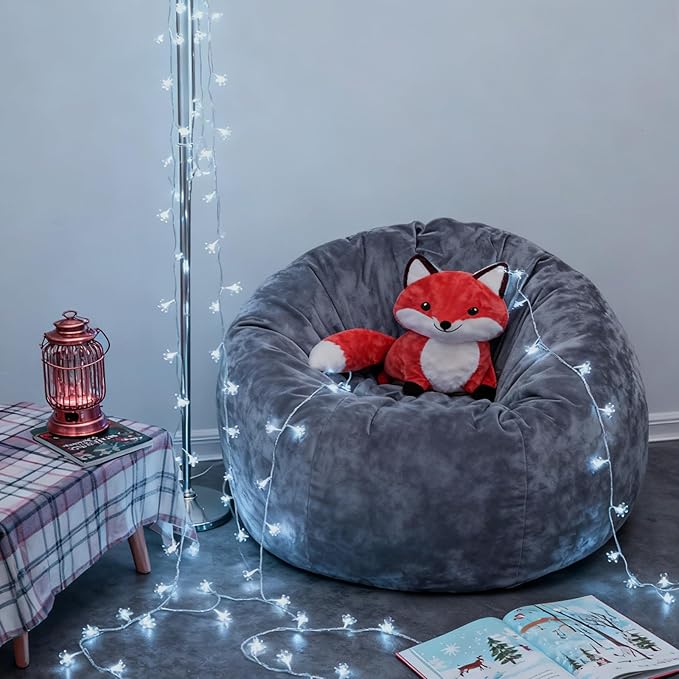 JACUXLSS Fairy Cool White Flower String Lights, 33ft 100 LED Plug in 8 Lighting Mode Cherry Blossom Indoor Wall Ceiling Window Decorations, Aesthetic Lamp Decor for Christmas Holiday Easter Bed Room