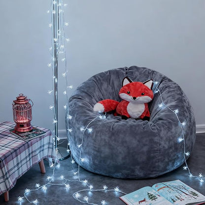 JACUXLSS Fairy Cool White Flower String Lights, 33ft 100 LED Plug in 8 Lighting Mode Cherry Blossom Indoor Wall Ceiling Window Decorations, Aesthetic Lamp Decor for Christmas Holiday Easter Bed Room