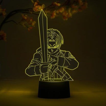 Otaku Lamps Trunks Dragon Ball Super – Anime Lamp Figure Night Light, 16 Color RGB LED – Remote, 3D Anime Room Décor Gift for Otaku