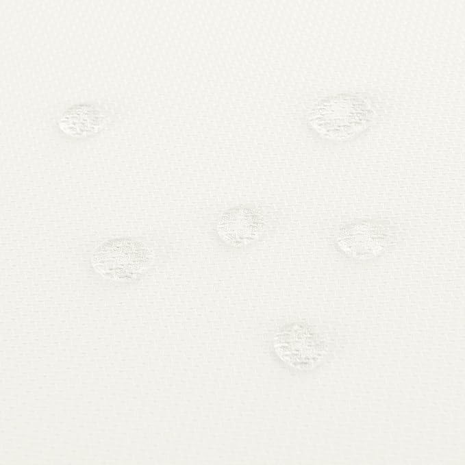 Hiasan 60 X 102 Inch Rectangle Textured Tablecloth - Waterproof Spillproof Antiwrinkle Jacquard Table Cloth for Kitchen and Dining Dinner, Outdoor Picnic, Holiday and Parties, Ivory