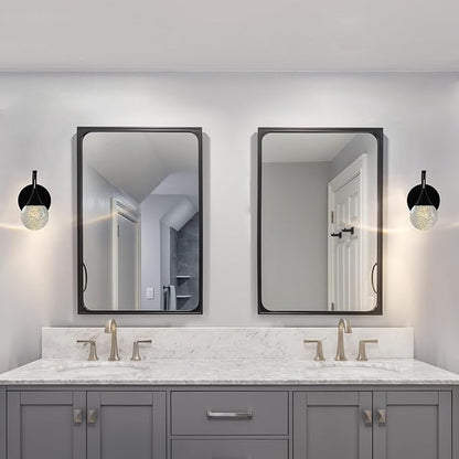 Modern Bubble Wall Light, 5W Led Wall Sconce Lamp for Bedroom Living Room Hallway, 3300k Warm White | Dimmable | Matte Black
