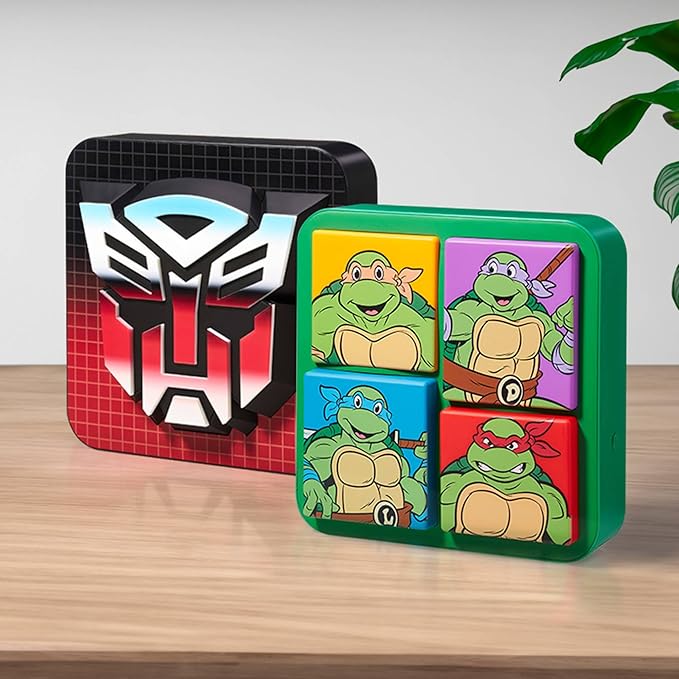 NUMSKULL Official TMNT 3D Logo Desk Lamp Wall Light for Bedroom, Office, Home, Study, Work - Official Teenage Mutant Ninja Turtles Merchandise