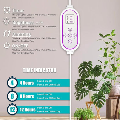 LED Grow Lights for Indoor Plants Full Spectrum, LED Plant Light with Stand (270 LEDs Stand)