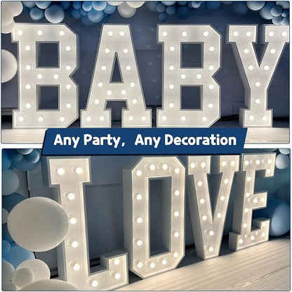 Marquee Letters 3 Feet Tall Large Light Up Letters Decorations Wedding Engagement Proposal White Party Decorations Marry Me Sign Big Cardboard Backdrop L