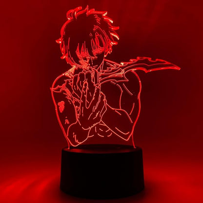Otaku Lamps Sung Jinwoo Solo Leveling – Anime Lamp Figure Night Light, 16 Color RGB LED – 3D Anime Room Décor Gift for Otaku