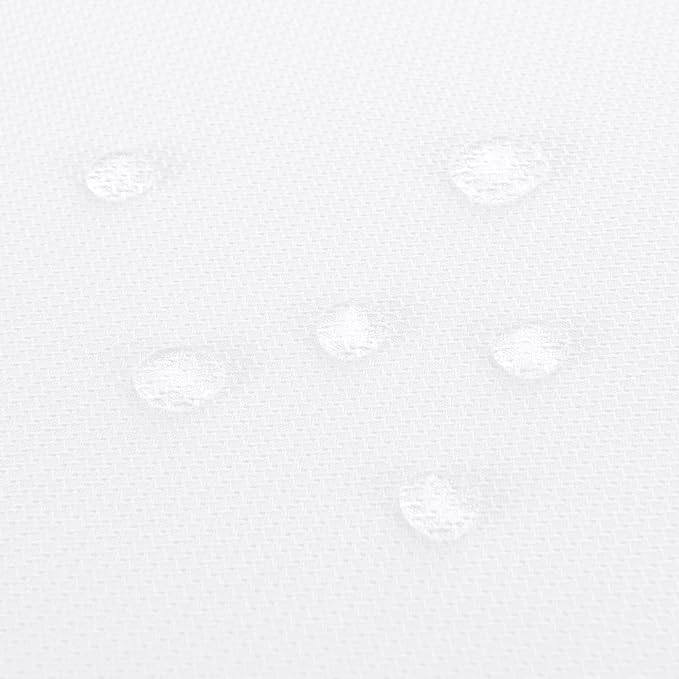 Hiasan 60 X 120 Inch Rectangle Textured Tablecloth - Waterproof Spillproof Antiwrinkle Jacquard Table Cloth for Kitchen and Dining Dinner, Outdoor Picnic, Holiday and Parties, White