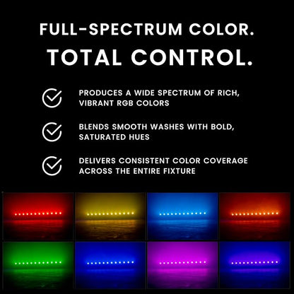CHAUVET DJ – COLORband T3BT ILS Linear Wash Light | Full-Size RGB Wash with Bluetooth Control, ILS Instant Light Shows, D-Fi USB Wireless DMX, Three-Zone Effects, Stage and Event Lighting