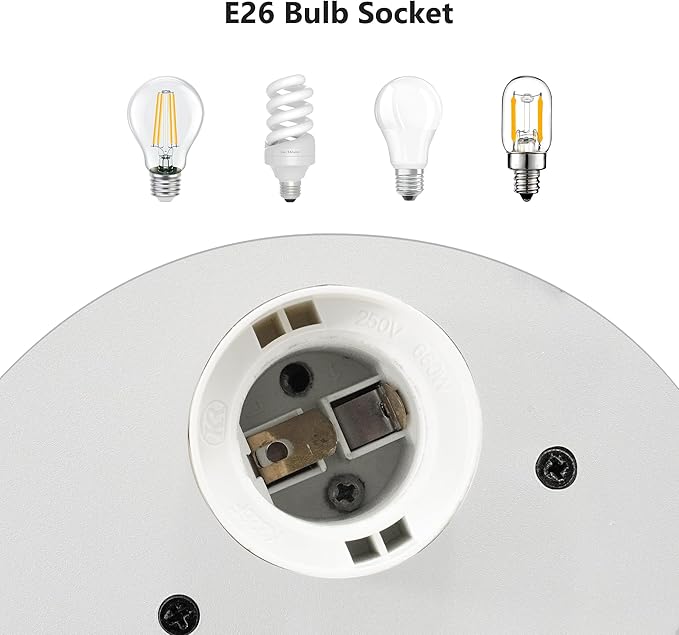 Porch Light White Dusk to Dawn Outdoor Wall Light, 13in Large Exterior Lighting Fixture for House Garage Front Door, Waterproof Outside Hanging Lamp E26 Wall Mount Lantern (Bulb Not Included)