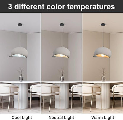 15.7in Wabi Sabi Pendant Light, Kitchen Island Lighting Fixture Ceiling Mount Japanese Lamp Japandi Chandelier for Dining Living Room Hallway Bedroom Restaurant Hanging Lamp, Grey 1 Pack