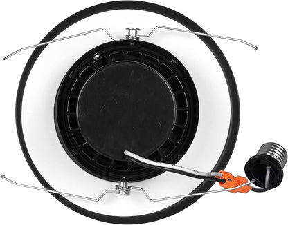 NICOR Lighting DLG56-10-120-3K-BK LED Downlights, Black