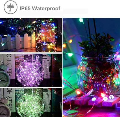 BTF-LIGHTING Chasing Dream Full Color Twinkle Decorative Lights 16.4ft 5m 50LEDs Addressable WS2812B IC Fairy String Lights DC5V for Kid's Bedroom, Christmas Tree, Party(No Adapter or Controller)