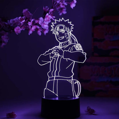 Otaku Lamps Naruto Uzumaki Naruto – Anime Night Light, 16 Color RGB LED – Gift for Otaku