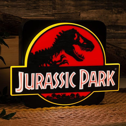 Numskull Jurassic Park 3D Lamp Wall Light - Ambient Lighting Gaming Accessory for Bedroom, Home, Study, Office, Work - Official Jurassic World Rebirth Merchandise
