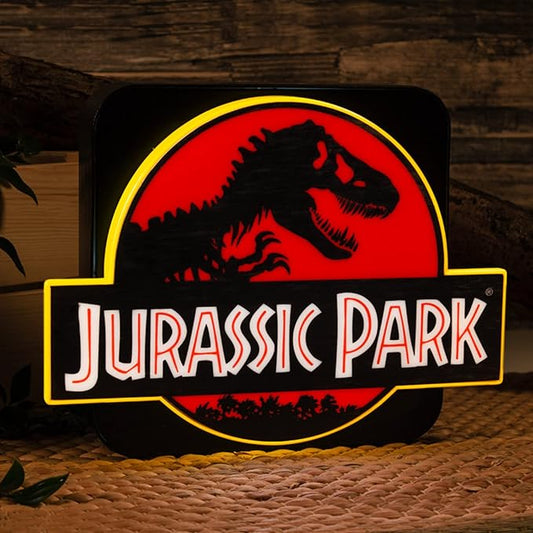 Numskull Jurassic Park 3D Lamp Wall Light - Ambient Lighting Gaming Accessory for Bedroom, Home, Study, Office, Work - Official Jurassic World Rebirth Merchandise