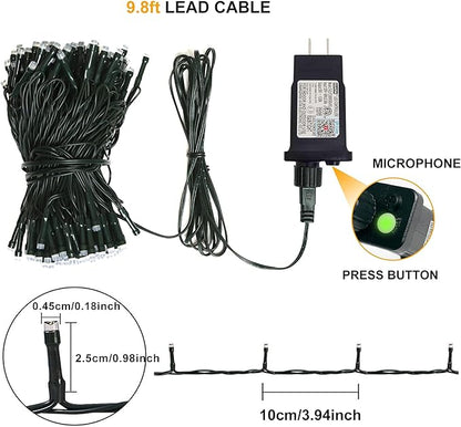 PMS Smart WiFi LED Christmas Lights, APP-Controlled RGB Fairy String Lights, Ideal for Xmas Tree, Garden, Home, Party, Halloween Festival Deco (99ft-300LED)