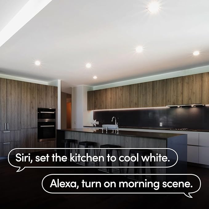 LIFX SuperColor 5-6" Smart Downlight Retrofit, 800 Lumens, CRI 90, Compatible with Alexa, Apple Homekit, SmartThings, Fits existing 5-6” Recessed Can Lights, LXDL6CUS