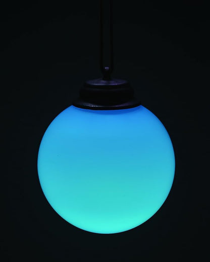 Xodus Innovations WP410 Battery Powered Summer Patio 5" Globe Light with Automatic On and Off, Blue