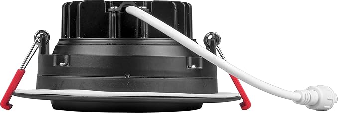 NICOR Lighting 4 inch LED Gimbal Recessed Downlight in Black, 3000K (DGD411203KRDBK)