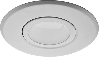 NICOR Lighting 5/6 inch LED Gimbal Downlight Retrofit Kit, 2700K White (DLG56-10-120-2K-WH)