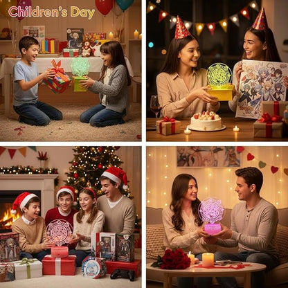 3D Night Light, 16 Color Changing Cartoon USB Desk Lamp, Crest of Hyrule Illusion Lighting with Remote Control for Home Decor Gift for Kids. (6)