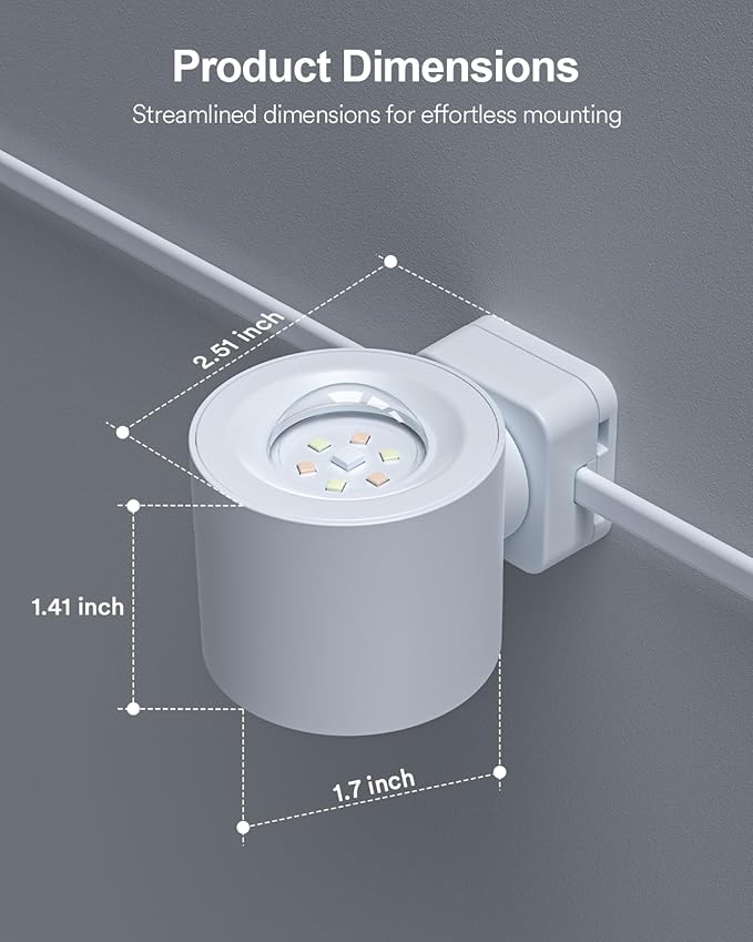 Lumary Smart Wall Sconces, World Cup Decor Up and Down Lighting, WiFi Color Changing Wall Lights for Bedroom, Living Room, Compatible with Alexa/Google Assistant, 18.4ft with 14 LEDs