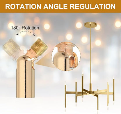 MECCANIXITY Sloped Ceiling Adapter, 180 Degree 46x15mm M10 Fine Thread Sloped Ceiling Light Fixture Adapter Kit for Ceiling Pendant Light Chandelier Track Suspend(Gold, Pack of 2)