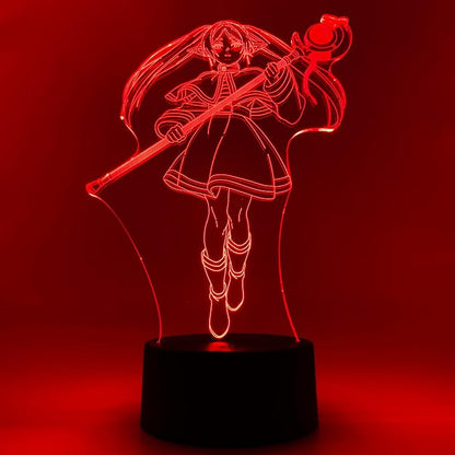 Otaku Lamps Frieren Frieren – Anime Night Light, 16 Color RGB LED – Gift for Otaku